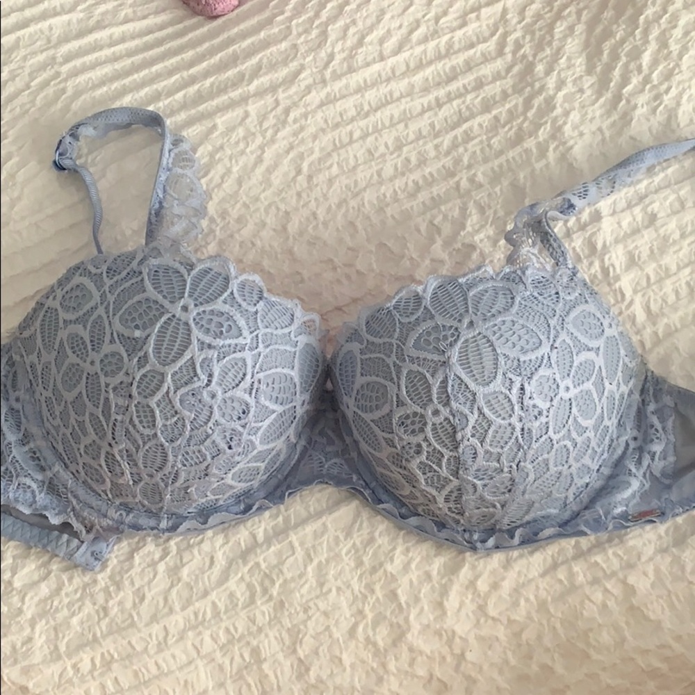 Blue lace Victoria’s Secret bra